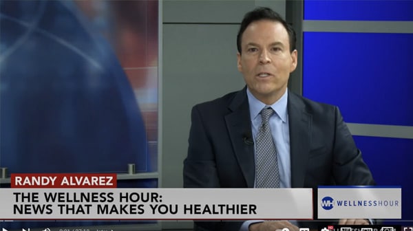 Screen capture from The Wellness Hour video