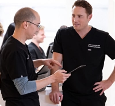 Photo of Dr. Eric Baker and Dr. Tim Betita