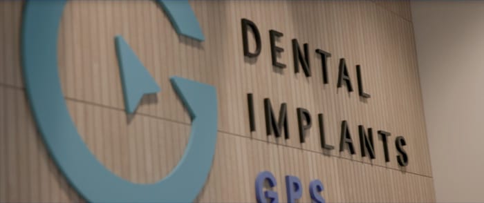 Image of signage for Dental Implants GPS