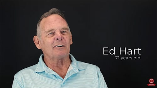 Image of Dental Implants GPS patient, Ed Hart.