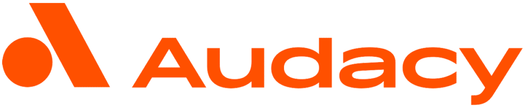 Logo for Audacy